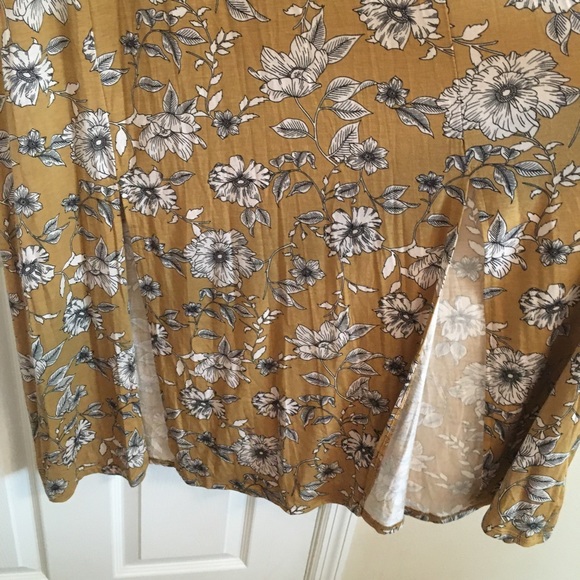 NWOT Citrus & Lemon Floral Maxi Dress - Picture 7 of 7